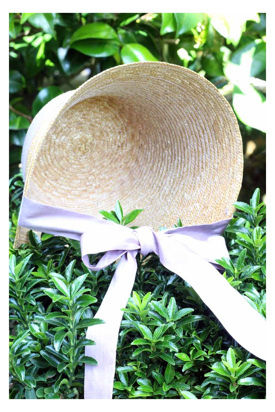 Chapeau Capeline Avec Nœud Et Fleur - Pour Cérémonies, Taille 57, Occasion TBE