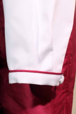 Tenue garçon de mariage en soie et toile de jouy Pio