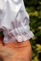 Ensemble enfant d'honneur Alicia orange et blancglaise