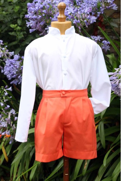 Cortège de mariage garçon Cyr orange et blanc Cortège de mariage garçon Cyr orange et blanc