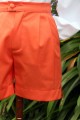 Cortège de mariage garçon Cyr orange et blanc