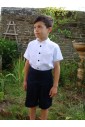 Enfant d'honneur garçon bleu et blanc
