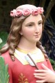 Statue Sainte Philomène visage