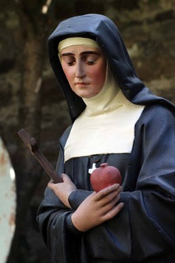 Platre statue Ste Marguerite