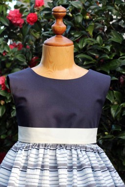 Robe de cortège bi-couleur Suzanne