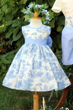 vetement mariage toile de jouy