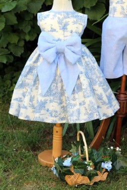 vetement mariage toile de jouy