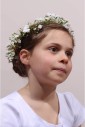 Couronne de fleurs communion ou cortège mariage, couronne gypsophiles Couronne de fleurs communion ou cortège mariage, couronne gypsophiles