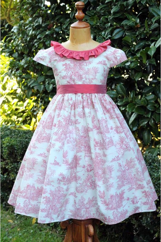 cortège enfant d'honneur en toile de jouy cortège enfant d'honneur en toile de jouy