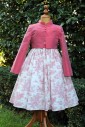 tenue en toile de jouy fuchsia fille tenue en toile de jouy fuchsia fille