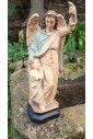 statue en platre ange gardien 30 cm