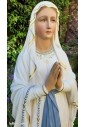 DEtails de la polychromie Notre Dame de Lourdes