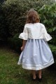 Robe de cortège et boléro chic enfant