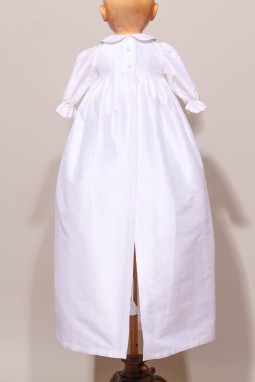 Robe traditionnelle de baptême en soie Maellys