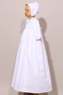 Robe de baptême traditionnelle dentelle ancienne Frédérique