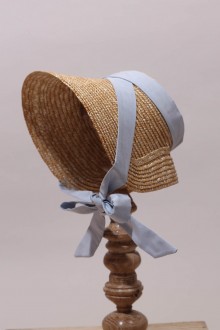 Chapeau de cortège Empire en paille naturelle