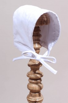 Bonnet de baptême hiver