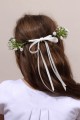 Couronne de fleur communion, couronne gypsophiles