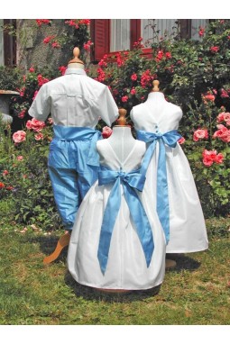 Cortège bleu et blanc