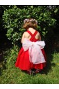 Vêtements de cérémonie pour enfants d'honneur en lin et voile de soie