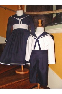 Ensemble de petit marin fille et garçon Soizic