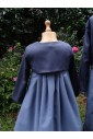 Tenue de cortège mariage hiver, boléro laine cortège