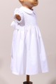 Robe smocks blanche