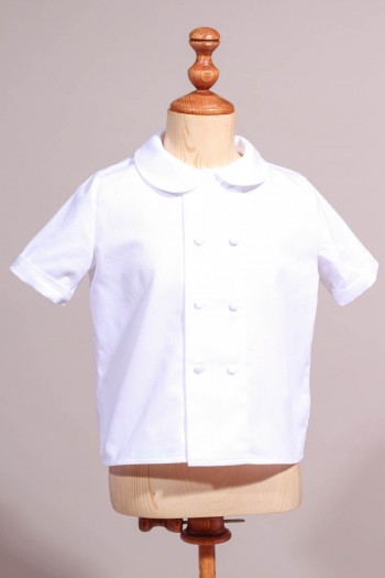 Chemise double boutonnage garçon