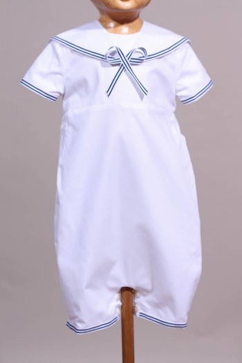 Tenue de baptême petit marin bébé Gaël