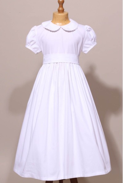 Robe de communion blanche classique Robe de communion blanche classique