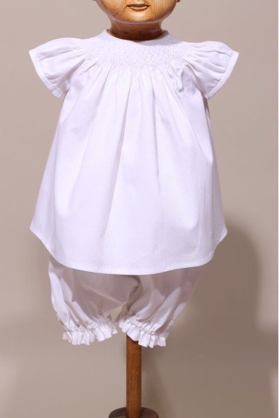Ensemble blouse baptême
