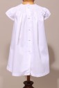 Robe bishop blanche de baptême  pour bébé fille