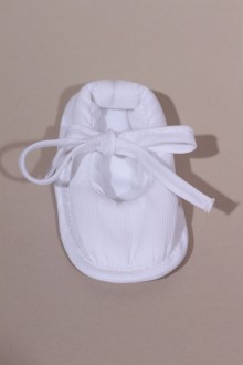 Chaussons de baptême fille