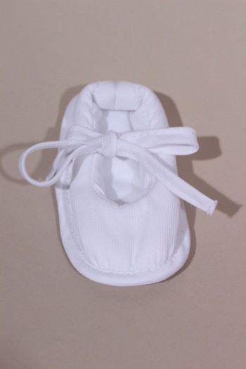 Chaussons de baptême fille