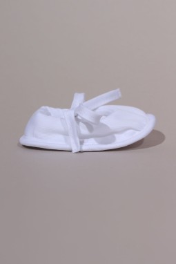 Chaussons bébé blanc