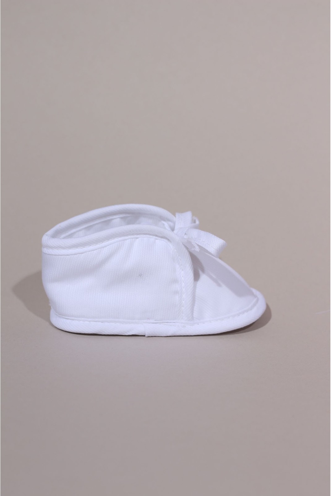 Chaussons De Baptême Brodés Taille 16 - Semelle Cuir - Neufs Avec Étiquettes