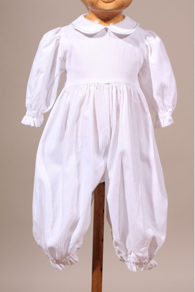 Barboteuse velours milleraies bébé Marin