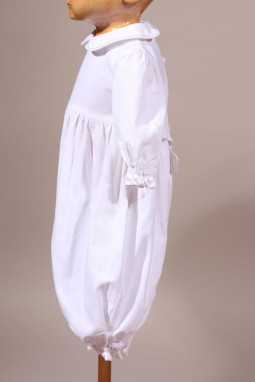 Barboteuse velours milleraies bébé Marin