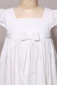 Robe de cérémonie fille blanc cassé