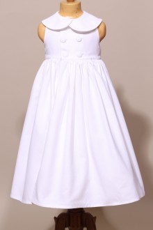 Robe de communion fille, robe de communion sans manches