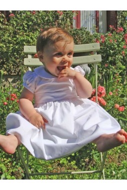 Robe été fille blanche