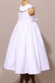 Robe de communion fille, robe de communion sans manches