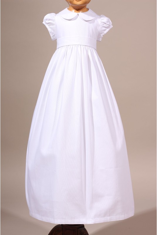 Robe longue de baptême classique