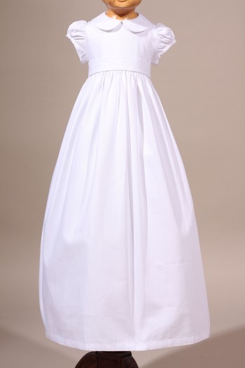 Robe longue de baptême classique