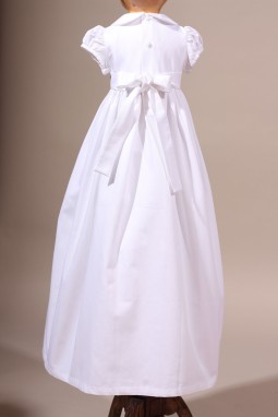 Robe longue de baptême classique