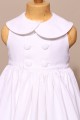 Robe de communion fille, robe de communion sans manches