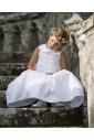 Robe de communion fille, robe de communion sans manches