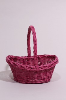 Panier de couleur en osier cortège