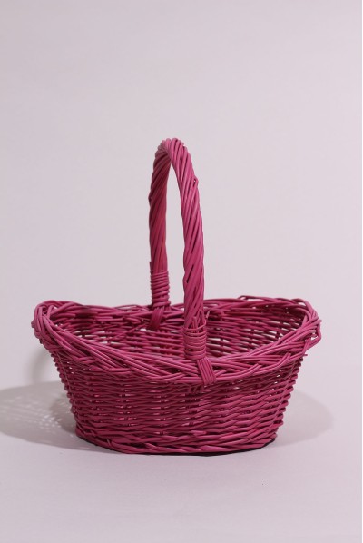 Panier de couleur en osier cortège