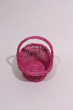Panier de couleur en osier cortège